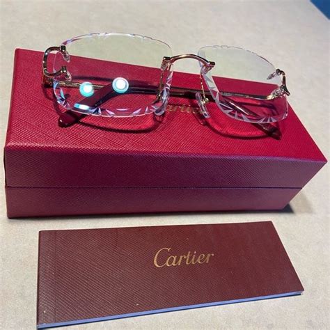 cartier clear lens glasses|cartier glasses fivem.